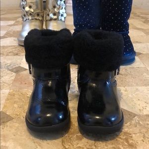Patient Leather Black Uggs